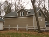 Fiber cement exterior siding & steel roof